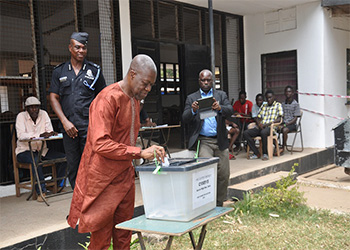 A eleição presidencial em Gana